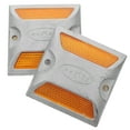 thumbnail image 1 of ColoMX Reflector frontal cuadrado para coche, señal de seguridad para remolque, puerta de garaje, camión, 2 uds., 1 of 7