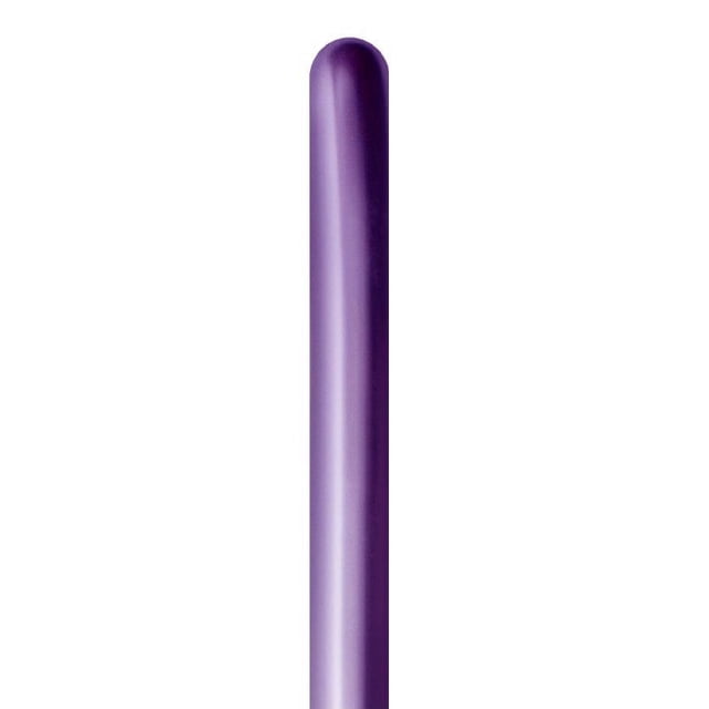 Vibrant Violet Twisting Balloons - 50ct Biodegradable Party Supplies for Birthday Celebrations - Durable Design in Assorted Colors for Festive Fun!