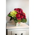 thumbnail image 4 of Green & Burgundy Hydrangea Arrangement, 4 of 4
