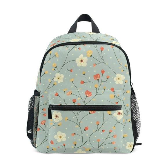 ALAZA Cute Flower School Backpack Small Bookbag Mini Bags
