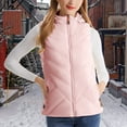 thumbnail image 2 of Heated Vest Women Winter Cold Resistant Usb Electric 11 Zone Smart Warming Layer Heated Vest with Hood Sleeveless Jacket Regular Fit Womens Winter Vest, 2 of 9