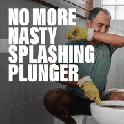 Green Gobbler Liquid Toilet Plunger - Clears Toilet Clogs Fast, No Plunger Needed -Bleach Free, Safe for Pipes and Septic, 12oz