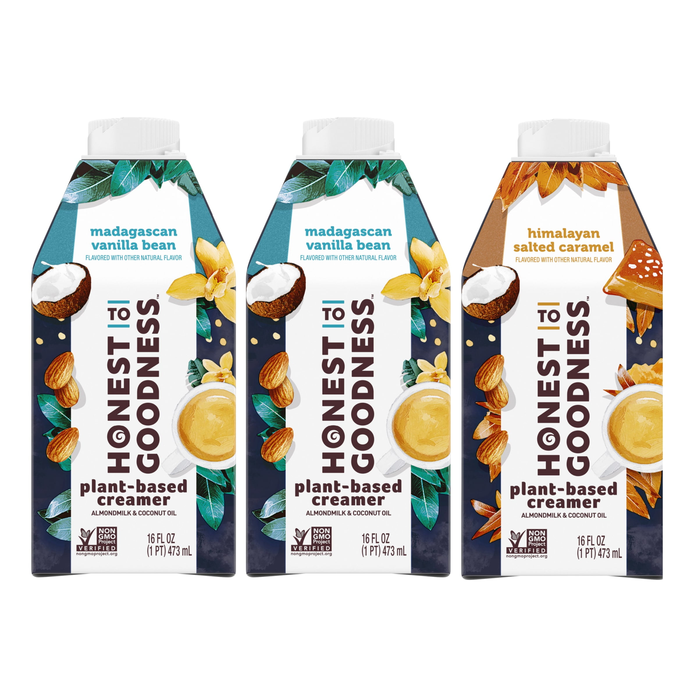 Honest To Goodness Coffee Creamer Variety Pack, 3 Pints