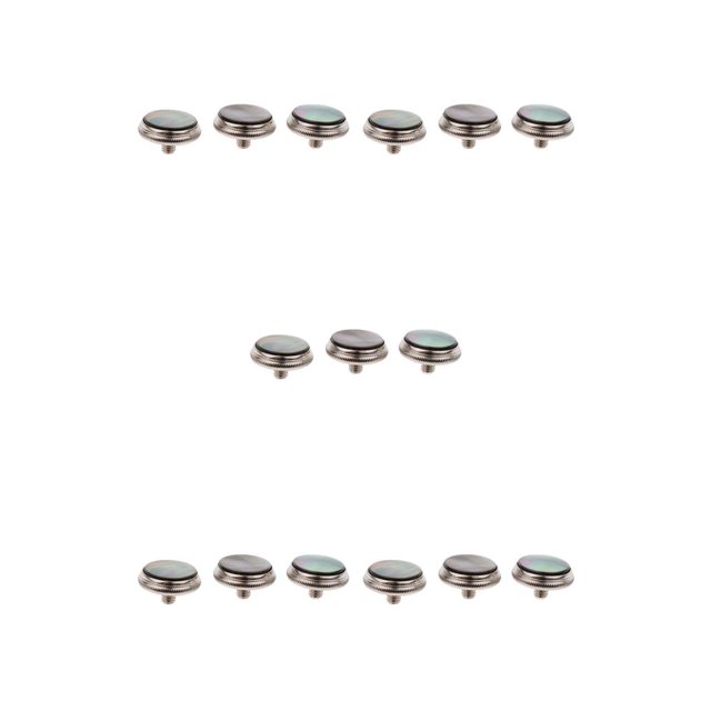 Advancent 3 pack/lote disfrute de una experiencia de juego botones de dedo de trompeta a prueba de herrumbre con textura de alta gama 3 uds Type2 NO2