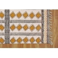 thumbnail image 7 of Casavani Handmade Block Printed Cotton Dhurrie Yellow Living Room Floor Carpets Outdoor Rug 9x15 feet, 7 of 7