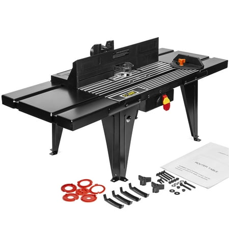 XtremepowerUS Electric Aluminum Router Table Wood Working Craftsman Tool Benchtop Freestand (Best Wood Router For Router Table)