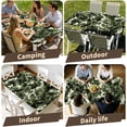 thumbnail image 6 of Rectangle Table Cloth Cover Waterproof Elastic Fitted Polyester Fitted Tablecloths for 6 Foot Tables for Indoor, Picnic Camping Outdoor, 6 of 9