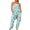 Mint Green women's jumpsuit, variant on Dyegold Jumpsuits for Women Casual, Jumpsuits for Women Casual Pocket Summer Fashion Trousers Floral Print One Piece V-Neck Sleeveless Rompers Trousers Black_Friday
