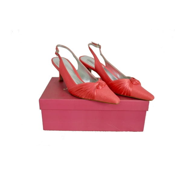 Jacques Vert Dames Robe Chaussure Corail Taille 8,5