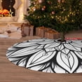 thumbnail image 6 of Picia Mandala Floral Line Art Print Christmas Tree Skirt , Christmas Tree Skirt Ornaments for Merry Christmas Holiday Party Decorations Indoor Outdoor-48", 6 of 7