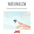 thumbnail image 3 of JVC Marshmallow True Wireless Earbuds HAA18TA with Memory Foam Earpieces, Blue, 3 of 7
