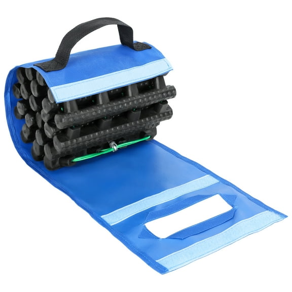 2Pcs Car Tire Traction Mat with Portable Handle Bag, Heavy Duty Off Road Vehicle Tire Recovery Traction Pad, SUV Truck Van Emergency Tire Traction Sand Snow Rubber Ladder