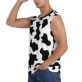 thumbnail image 3 of Picia Milk Cow mens Cotton Tank Undershirts , Moisture-wicking Ribbed Tanks, Lightweight Cotton Tank Undershirts-Large, 3 of 8