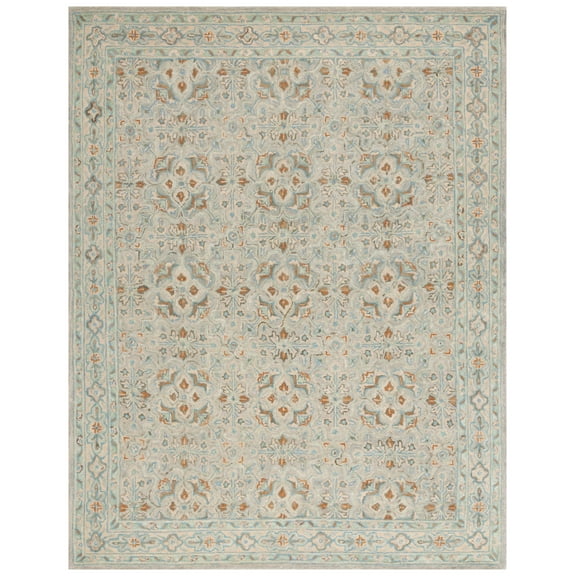 SAFAVIEH Heritage Braiden Oriental Area Rug, Green/Ivory, 8' x 10'
