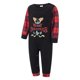 thumbnail image 3 of Conjunto de pijamas navideños familiares a juego: camisetas con estampado de astas y pantalones a cuadros. Pijamas de vacaciones para dormir., 3 of 10