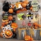 thumbnail image 4 of Globos de Halloween espeluznantes - Grandes, paquete de 8 | Globos de calabaza fantasma, 35 pulgadas | Globos de Mylar de Halloween para decoración de fiesta de cumpleaños de Halloween, 4 of 5