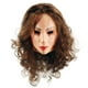 thumbnail image 2 of Máscara facial femenina de látex para Halloween con peluca, realista, 2 of 3