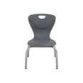 thumbnail image 2 of FDP - Chair - ergonomic - round - gray (pack of 4), 2 of 10