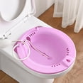 thumbnail image 1 of de asiento para asiento de inodoro, con manguera de , kit de l plegable para el atención posparto, las hemorroides, uso , púrpura Violeta, 1 of 7