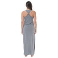 thumbnail image 3 of Just Love Racer Back Solid Tank Dress with Bungee (Charcoal Solid Dress, Large), 3 of 3