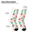 thumbnail image 2 of Rateoe Strawberry Pattern Children's Socks, Socks Gifts ,kids Crew Soft Cotton Socks , Moisture-Wicking, Durable, Ideal for Daily Wear & Sports, 2 of 5