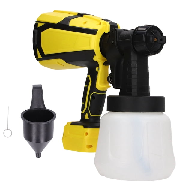 Pistola pulverizadora eléctrica inalámbrica de alta potencia, pulverizador de pintura manual sin escobillas con recipiente de 1000 ml