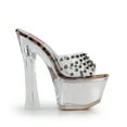 thumbnail image 2 of Golden Bulls Colima-06 Clear Platform Fashion Sandal in Leopard, 2 of 4