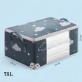 thumbnail image 1 of Non-woven Foldable Storage Box organizer Portable Clothes Organizer Tidy Suitcase Home Storage Box Quilt Storage Container Bag, 1 of 7