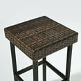 Crosley Palm Harbor Outdoor Wicker Bar Height Stool, Set of 2