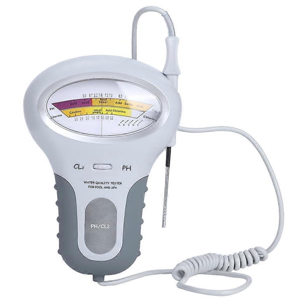 Testeur d'eau de piscine portable, détecteur de pH, chlore, moniteur de test de qualité de l'eau