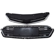 Genrics New Front Upper Lower Bumper Grill Grille 2PCS Fit for Chevrolet Cruze 2016 2017 2018