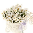 thumbnail image 6 of 12Pcs Mini Calla Artificial Flower Bouquet Wedding Decoration DIY Wreath Gift White, 6 of 8