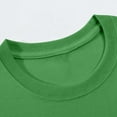 thumbnail image 4 of Frnrwgo Short Sleeve Shirts for Boys Girls Green Cute Graphic Tee Tops Kids Summer Outfit Clothes 2-14 Years, 4 of 7