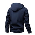thumbnail image 2 of Mineart Men's Hooded Waterproof Softshell Jacket Zip Up Long Sleeve Windproof Coat, 2 of 4