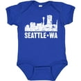 thumbnail image 3 of Inktastic Seattle Skyline Grunge Boys or Girls Baby Bodysuit, 3 of 5