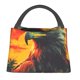 thumbnail image 1 of Fotbe Hawaiian Style Bald Eagle Bolsa Térmica Portátil con Estampado, Bolsa de Entrega de Alimentos Aislada, Bolsa Reutilizable de Gran Capacidad para Comidas y Supermercado, 1 of 6
