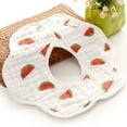 thumbnail image 5 of harmtty Saliva Towel Watermelon Pattern Super Absorbent Soft Baby Petal Bibs for Toddlers,11, 5 of 7