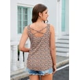 thumbnail image 5 of Zeagoo Women's Sleeveless Pleated Tank Top Square Neck Tunic Casual Summer Fashion Blouse Daily Wear, 5 of 7