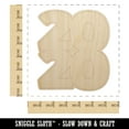 thumbnail image 2 of 2020 Stacked Graduation Wood Shape Unfinished Piece Cutout Craft DIY Projects - 6.25 Inch Size - 1/4 Inch Thick, 2 of 7
