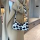 thumbnail image 3 of Bolso de hombro para mujer y niña, bolso con cremallera, bolso de compras con forma de corazón, bolso con asa superior (negro), 3 of 8