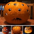 thumbnail image 4 of Halloween Decorations Halloween Decor Fall Decor Halloween Pumpkin,Halloween Resin Multi Eye Skew Eye Pumpkin Figurine for Living Room Creative Indoor Halloween Festival Home Decor, 4 of 4