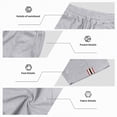 thumbnail image 5 of NIEWTR Men's Cargo Shorts Casual Lightweight Summer Outdoor Hiking Fishing Shorts with Multiple Pockets(Light Gray,S), 5 of 7