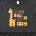 thumbnail image 4 of Inktastic I'm Going to Be a Big Sister Giraffe Girls Toddler Dress, 4 of 5