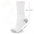 thumbnail image 3 of Cyglowse Crew Socks for Men 10 Pairs, Cotton Socks, Mens Dress Socks with Soft Cushioned, Smell Control, Black Black One Size, 3 of 3