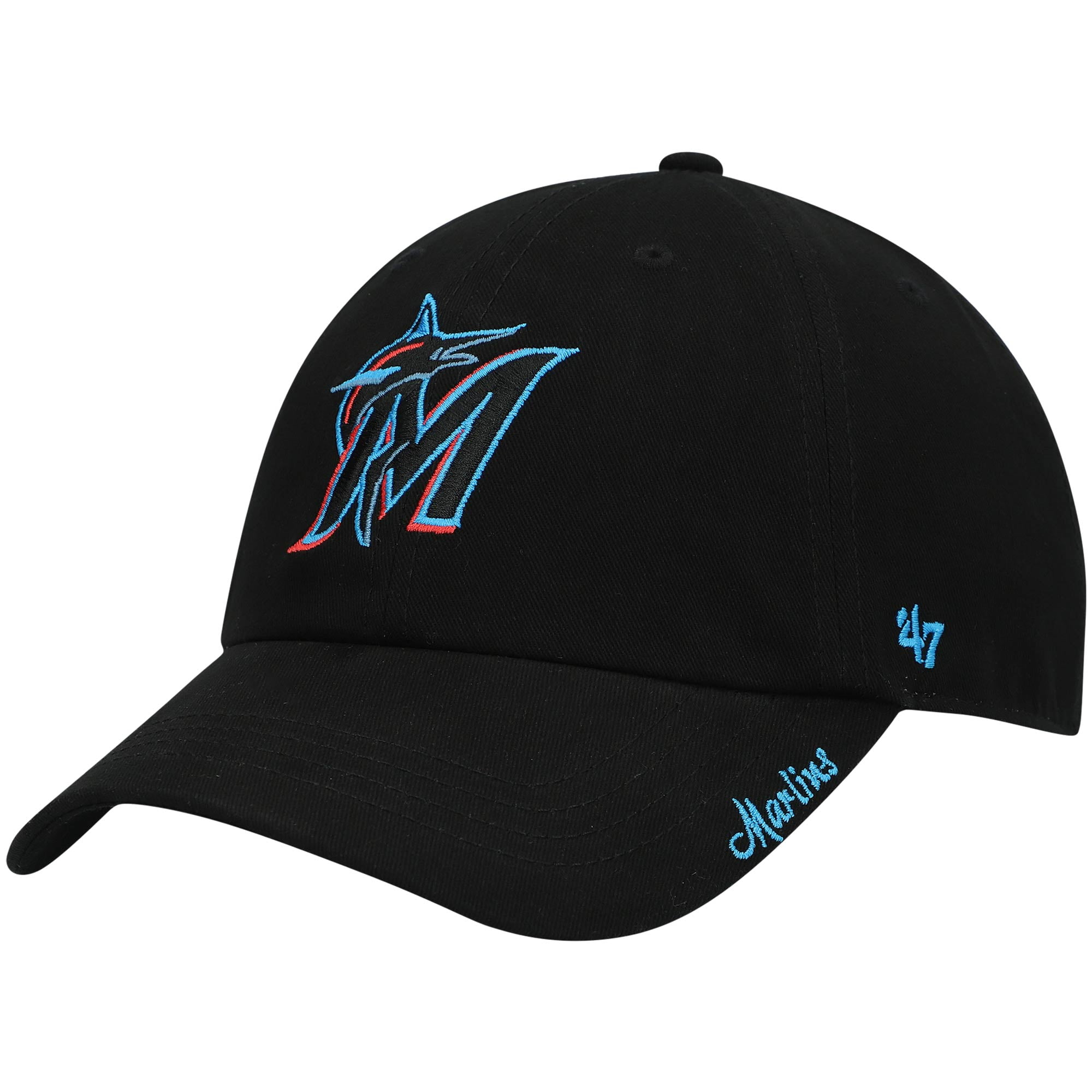 Men's '47 Black Miami Marlins Team 