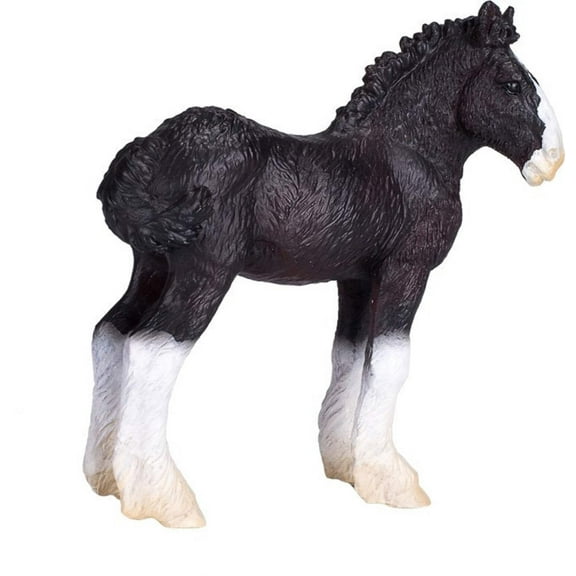 MOJO Shire Foal Realistic Equestrian Horse Club Hand Painted Toy Figurine