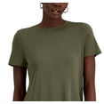 thumbnail image 2 of Alfani Women's Crewneck T-Shirt Green Size Small, 2 of 3