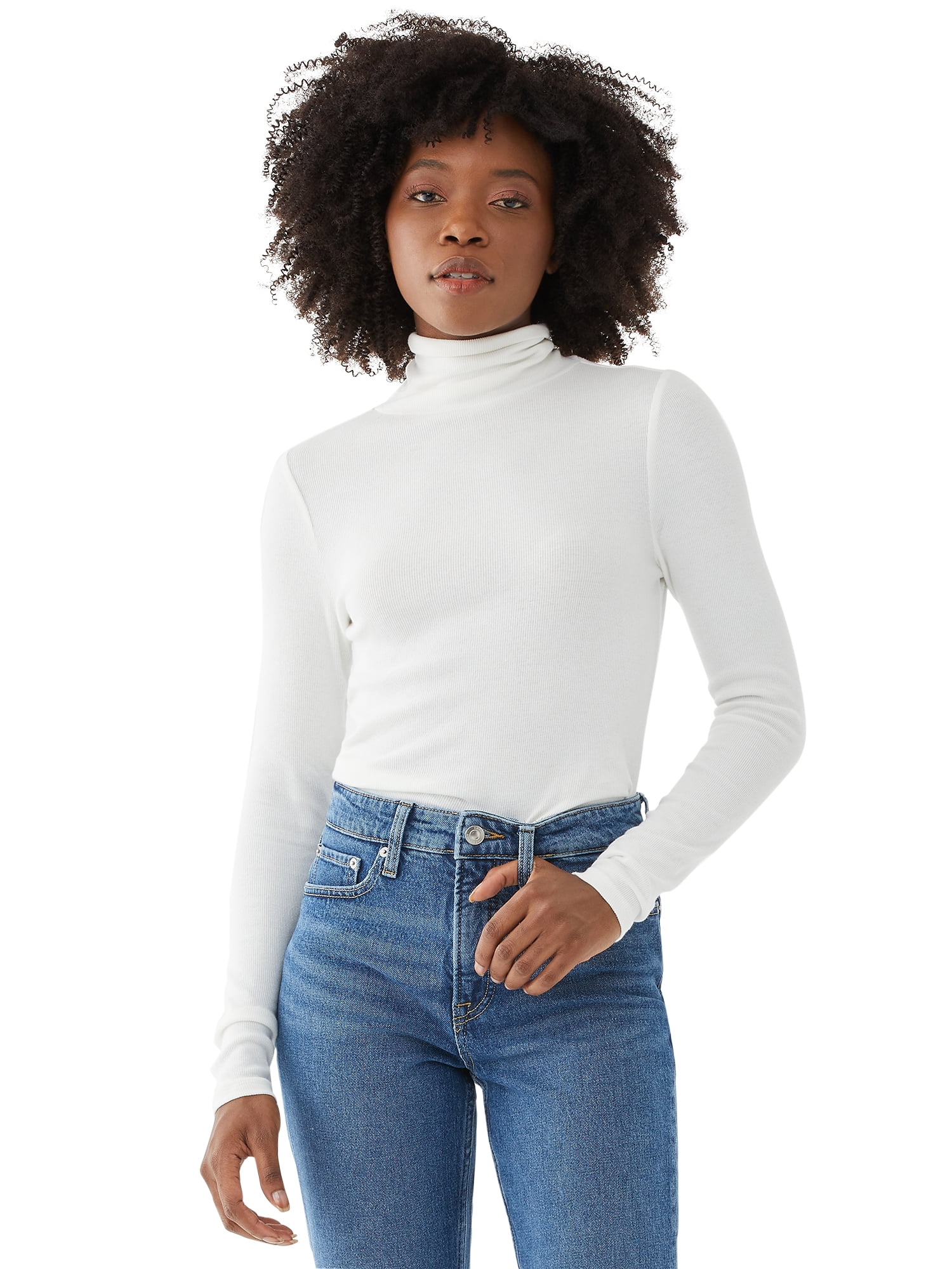 Womens Clothing Jumpers and knitwear Turtlenecks Conquista Synthetic Petrol Turtle Neck Top By In Sustainable Fabric in Blue 