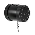 thumbnail image 3 of Cerradura de puerta con huella dactilar, perilla de puerta eléctrica, 5 métodos de desbloqueo, cerradura de puerta de entrada sin llave, cerraduras negro, 3 of 8