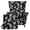 Black White Paisley, variant on CHAQLIN Polyester 2 Piece Set Wingback Chair Covers for Living Room, Elastic Spandex Bottom Wear Resistant Single Seat Armchair Cover, Pink Marble Pattern